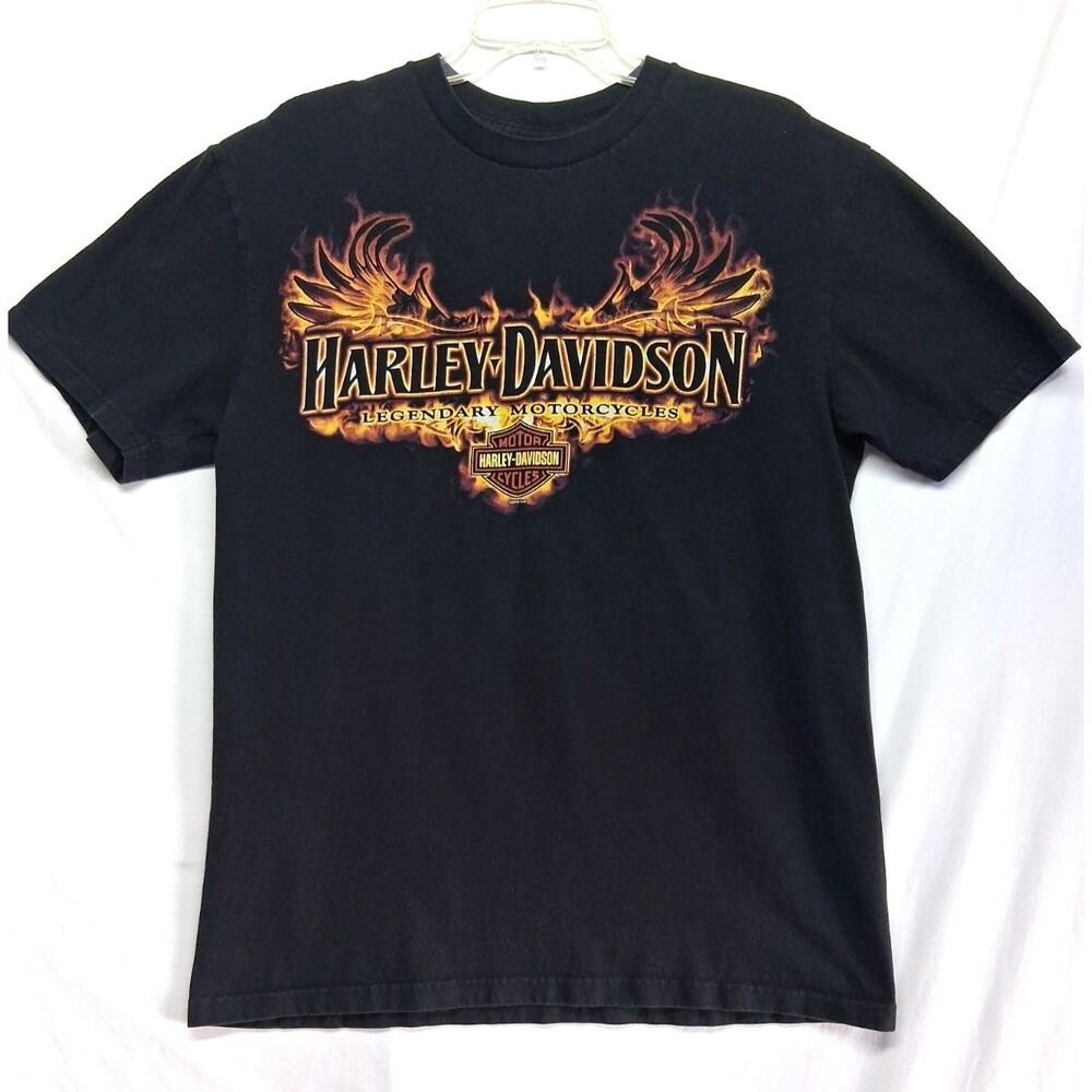 2010 Harley-Davidson Men Large Puerto Rico Short Sleeve Black T-Shirt Motorcycle